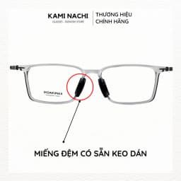 Thumbnail Bộ 2 miếng đệm mũi silicon hình cánh bướm có mặt dán keo cho mắt kính KAMI NACHI 4