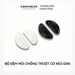 Thumbnail Bộ 2 miếng đệm mũi silicon hình bán nguyệt có mặt dán keo cho mắt kính KAMI NACHI 3