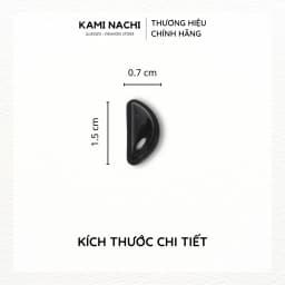 Thumbnail Bộ 2 miếng đệm mũi silicon hình chữ D có mặt dán keo cho mắt kính KAMI NACHI 1
