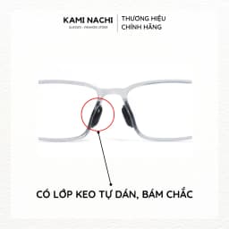Thumbnail Bộ 2 miếng đệm mũi silicon hình chữ D có mặt dán keo cho mắt kính KAMI NACHI 3