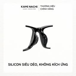 Thumbnail Bộ 2 miếng đệm mũi silicon hình chữ D có mặt dán keo cho mắt kính KAMI NACHI 4