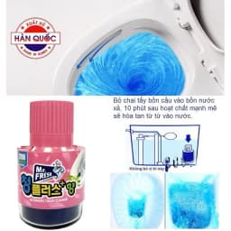 Thumbnail Bộ 3 Chai thả bồn cầu làm sạch diệt khuẩn Mr.Fresh Hàn Quốc hương hoa ly 4