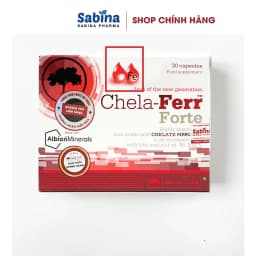 Thumbnail Bộ 3 Chela-Ferr Forte 11,4g + Gold DHA 25,35g+Canxi Chela-Calcium D3 36,6g(Olimp labs).Thực phẩm bảo vệ sức khỏe 1