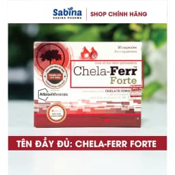 Thumbnail Bộ 3 Chela-Ferr Forte 11,4g + Gold DHA 25,35g+Canxi Chela-Calcium D3 36,6g(Olimp labs).Thực phẩm bảo vệ sức khỏe 4
