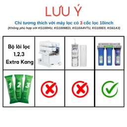 Thumbnail Bộ 3 Lõi Lọc Thô KANGAROO EXTRA SỐ 1-2-3 Chính Hãng Bảo Hành 1 Tháng 3