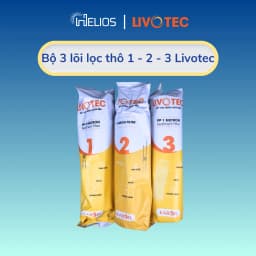 Thumbnail Bộ 3 lõi lọc thô Karofi Livotec dùng cho máy lọc nước RO có 3 cốc lọc 10inch- CHÍNH HÃNG 1