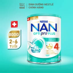 Thumbnail Bộ 3 lon Sữa bột Nestlé NAN OPTIPRO PLUS 4 800g/lon với 5HMO Giúp tiêu hóa tốt 3