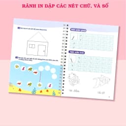 Thumbnail Bộ 3 Vở Luyện Viết Thần Kỳ TNBOOKS Tự Bay Mực Cho Bé Vào Lớp 1 - Luyện Viết Chữ Đẹp (4-6 Tuổi) 3