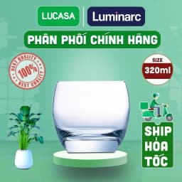 Thumbnail Bộ 6 Ly Thủy Tinh Luminarc Salto 320ml - Loại Thấp BOL2562 | Phân Phối Chính Hãng 1