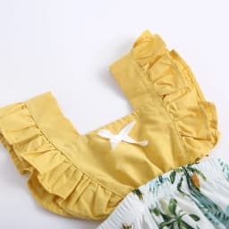Thumbnail Bộ Áo Liền Quần Sanlutoz Bằng Chất Liệu Cotton Phong Cách Thời Trang Mùa Hè In Họa Tiết Quả Dứa Dành Cho Bé Gái 3
