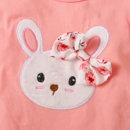 Thumbnail Bộ áo liền quần tay thêu lông tơ 3 mảnh cho bé gái mùa hè + Quần short in hoa + Băng đô - Bộ trang phục dễ thương thông thường 4