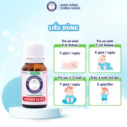 Thumbnail Bộ Ba Cho Bé Ăn Ngon Cao Lớn Thông Minh - Men 10 Chủng BioAmicus & BioAmicus Vitamin D3K2MK7 & BioAmicus Omega-3 DHA 4