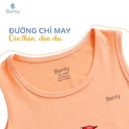 Thumbnail Bộ ba lỗ hình in chú mèo đầu bếp BENTY BT089 thoáng mát, quần áo trẻ em bé trai bé gái mềm mịn 4