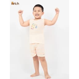 Thumbnail Bộ ba lỗ trẻ em mùa hè arich , vải sợi tre thông hơi, mát , rất mát,size 9M đến 5 tuổi 3