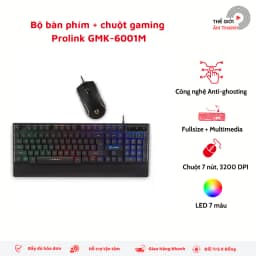 Thumbnail Bộ Bàn Phím Kèm Chuột Gaming Prolink GMK-6001M - CHÍNH HÃNG STORE 1