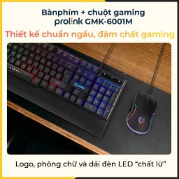 Thumbnail Bộ Bàn Phím Kèm Chuột Gaming Prolink GMK-6001M - CHÍNH HÃNG STORE 3