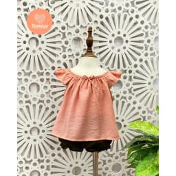 Thumbnail Bộ Bé Gái Tamiuy Vải Xốp Dún Cổ Phối Quần Phồng Nhiều Màu ,Size 10-38 kg 3