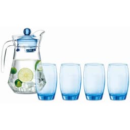 Thumbnail Bộ Bình Ly Thủy Tinh Luminarc Arc Salto Blue 5 món - L6105 | Phân Phối Chính Hãng 2
