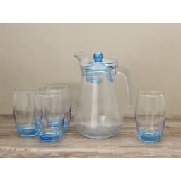 Thumbnail Bộ Bình Ly Thủy Tinh Luminarc Arc Salto Blue 5 món - L6105 | Phân Phối Chính Hãng 3