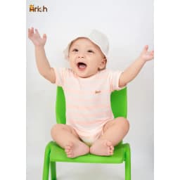 Thumbnail Bộ body chip cộc tay Arich chất liệu xô tre cho bé trai, bé gái cho bé size từ newborn - 12 tháng 2