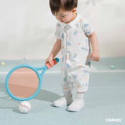 Thumbnail Bộ body cộc tay cúc giữa Olympia cho bé gái và bé trai 3