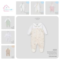 Thumbnail Bộ Body sơ sinh Newborn không tất/liền tất Nous 1