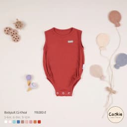 Thumbnail Bộ Bodysuit COOKIE Củ Khoai Cho Bé Size Từ 3 Tháng Đến 12 Tháng 4