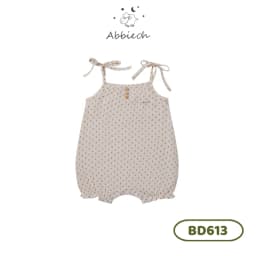 Thumbnail Bộ bodysuit hai dây ABBIEOH vai nơ baby đũi lạnh cho bé gái sơ sinh 0-24 Tháng BD423 BD613 BD757 3