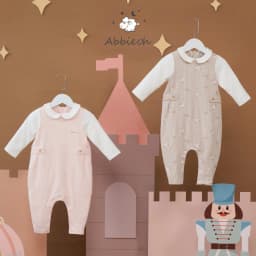 Thumbnail Bộ bodysuit nỉ giữ nhiệt dài tay cotton cho bé sơ sinh ABBIEOH động vật ngộ nghĩnh 0-12 tháng BD550-572-657-667-680-676 1