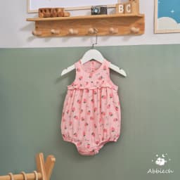 Thumbnail Bộ bodysuit sát nách bé gái ABBIEOH thô cotton bèo nhún dễ thương BD775 BD780 BD773 BD626-628-439 BD754 4