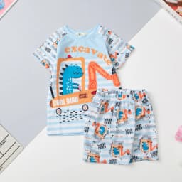 Thumbnail Bộ bơi bé trai LITIBABY 2 mảnh hoạt hình ngộ nghĩnh, size 2 đến 12 tuổi 3