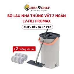Thumbnail Bộ Cây Lau Nhà CHEF&CHEF mã LV-F01 Tự Vắt, Chổi Lau Nhà Thông Minh Xoay 360 Độ Tách Nước Bẩn 2