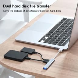 Thumbnail Bộ chia 4 cổng TBTIC USB 3.0 Type c 4 trong 1 tốc độ cao cho máy tính 2