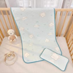 Thumbnail Bộ Chiếu Điều Hòa Kèm Gối Tencel MONONA Cao Cấp, Thoáng Mát, Êm Ái An Toàn Cho Da Bé 60x120cm IQKao 2