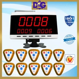 Thumbnail Bộ Chuông Gọi Không Dây D&G Bell - Màn hình D0403 4 số 2 dòng Nút Tiếng Việt 1