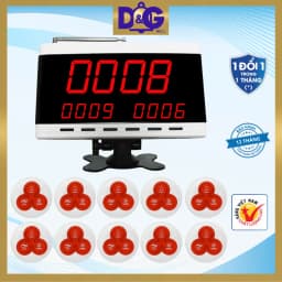 Thumbnail Bộ Chuông Gọi Không Dây D&G Bell - Màn hình D0402 4 số 2 dòng Nút chống nước 1