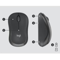 Thumbnail Bộ chuột phím không dây Logitech MK295 Silent / MK345/ MK235/ MK545/ MK240 - Chính hãng 1