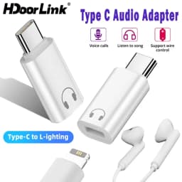 Thumbnail Bộ chuyển đổi âm thanh tai nghe HdoorLink Type C sang IOS 16 15 USB C Nam sang IOS Nữ Bộ chuyển đổi tai nghe 1