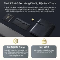 Thumbnail Bộ Chuyển Đổi USB Wifi TP-Link TL-WN725N Chuẩn N 150Mbps 4