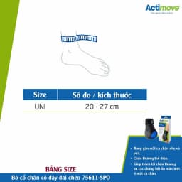 Thumbnail Bó cổ chân có dây đai chéo 75611-SPO Actimove Ankle Stabilizer 4