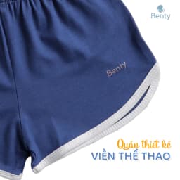 Thumbnail Bộ cộc tay cài chéo thể thao BENTY trơn basic,chất cotton mát mẻ, thoải mái cho bé vận động ngày dài 4