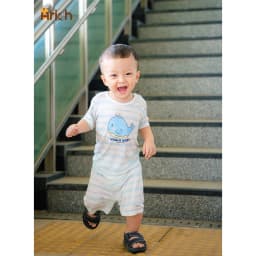 Thumbnail Bộ cộc tay cài vai arich, vải sợi tre thông hơi, mát , rất mát, size 9M đến 5 tuổi 3