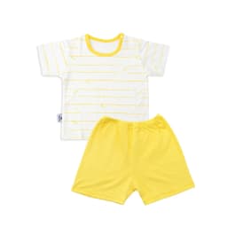 Thumbnail Bộ cộc tay cài vai sọc BENTY cotton co giãn an toàn da bé , quần áo trẻ em mềm mịn thấm hút mồ hôi 4