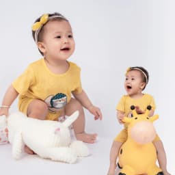 Thumbnail Bộ cộc tay cài vải sợi tre thông hơi siêu mát cho bé-Thương hiệu Arich 3