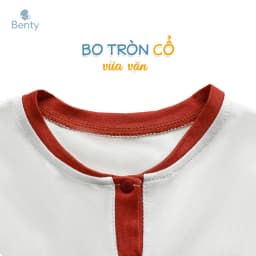 Thumbnail Bộ cộc tay cổ trụ in hình labubu BENTY BT110 dễ thương, bộ quần áo cho bé trai, bé gái mặc đi chơi 4
