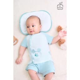 Thumbnail Bộ cộc tay cúc lệch La Pomme Người bạn ú òa 3