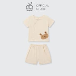 Thumbnail Bộ cộc tay La Pomme Gấu nâu ấn tượng 1