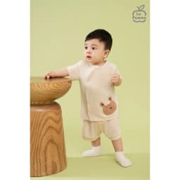 Thumbnail Bộ cộc tay La Pomme Gấu nâu ấn tượng 2