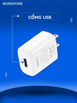 Thumbnail Bộ củ cáp Hoco C134 5V 2.4A dành cho iphone, ipad 2