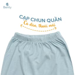 Thumbnail Bộ dài cổ trụ BENTY họa tiết cute cotton mềm mịn thấm hút mồ hôi, đồ bộ mặc ngủ cho bé 4